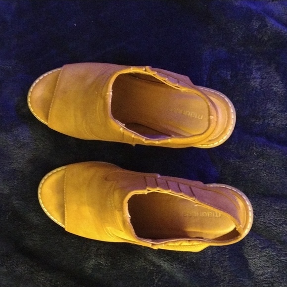 Open toe/heel Suede-like boots - Picture 5 of 11